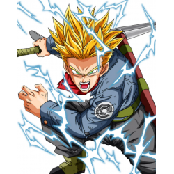 Future Trunks Blue Leather Jacket